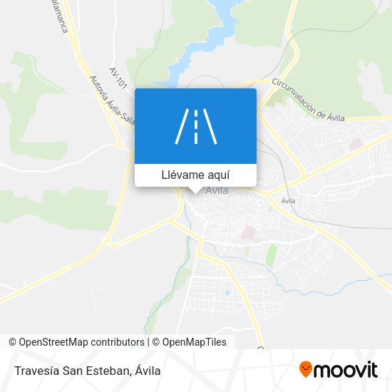 Mapa Travesía San Esteban