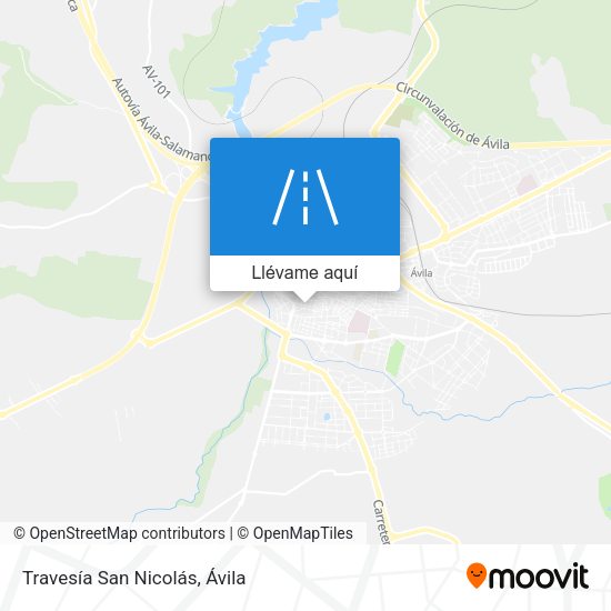 Mapa Travesía San Nicolás