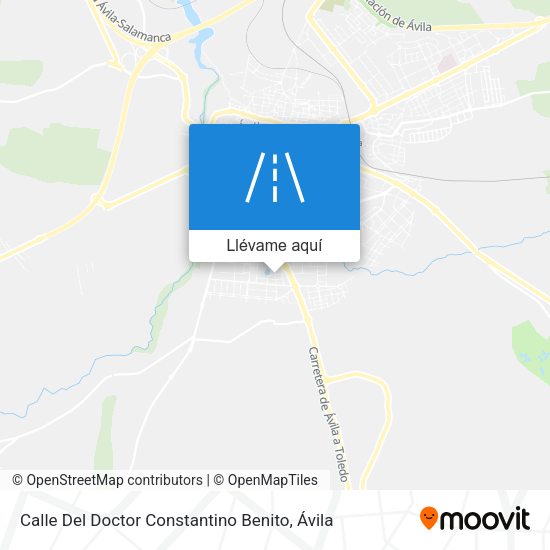 Mapa Calle Del Doctor Constantino Benito