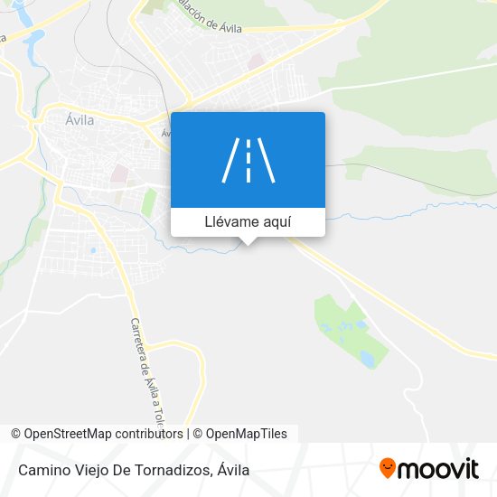 Mapa Camino Viejo De Tornadizos