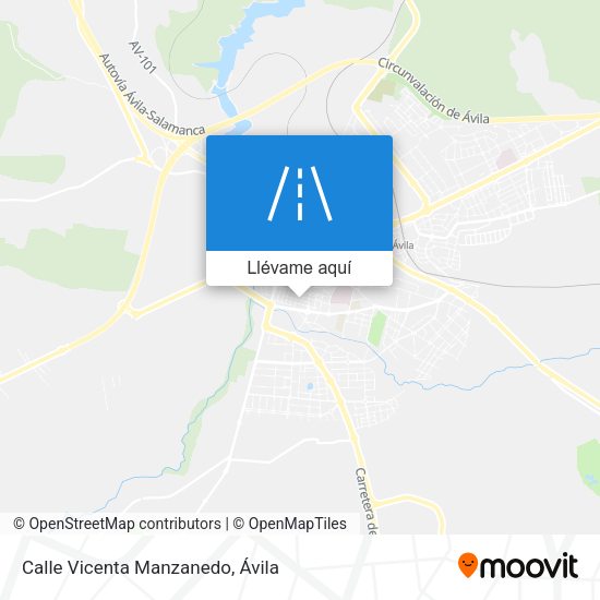 Mapa Calle Vicenta Manzanedo