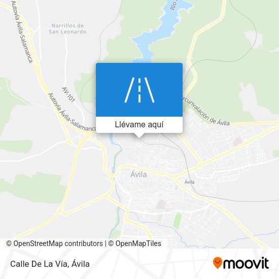 Mapa Calle De La Vía