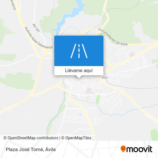 Mapa Plaza José Tomé