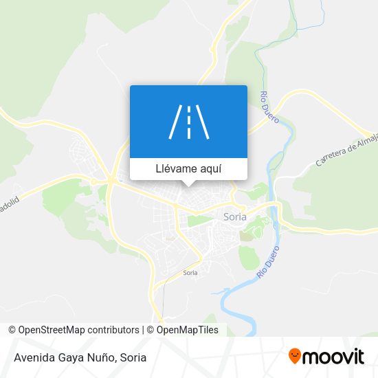 Mapa Avenida Gaya Nuño