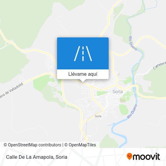 Mapa Calle De La Amapola