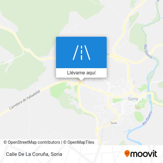 Mapa Calle De La Coruña