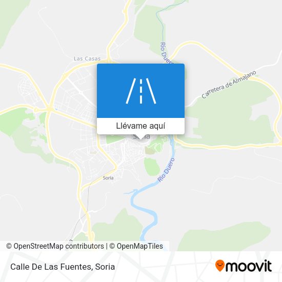 Mapa Calle De Las Fuentes