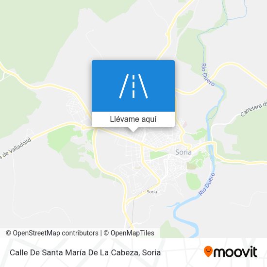 Mapa Calle De Santa María De La Cabeza