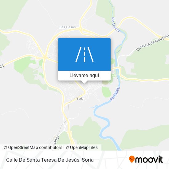 Mapa Calle De Santa Teresa De Jesús