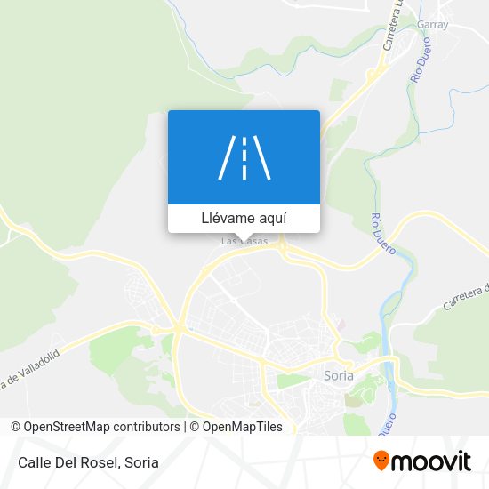 Mapa Calle Del Rosel
