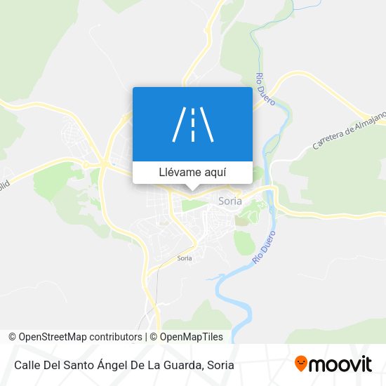 Mapa Calle Del Santo Ángel De La Guarda