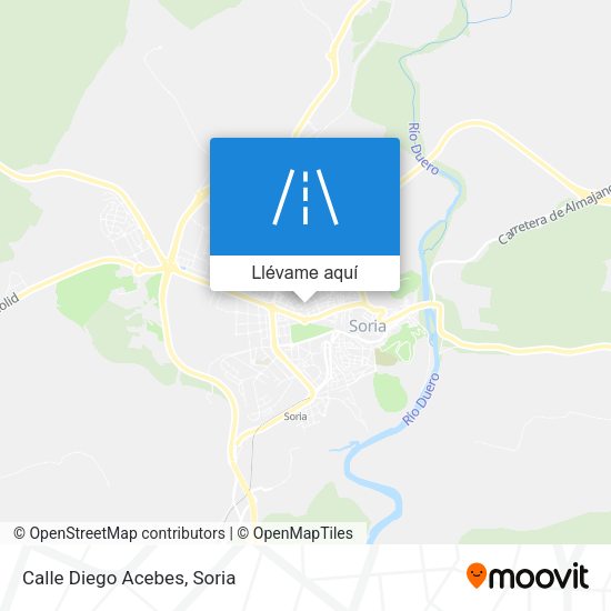 Mapa Calle Diego Acebes