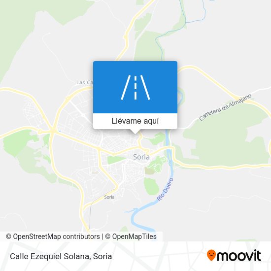 Mapa Calle Ezequiel Solana