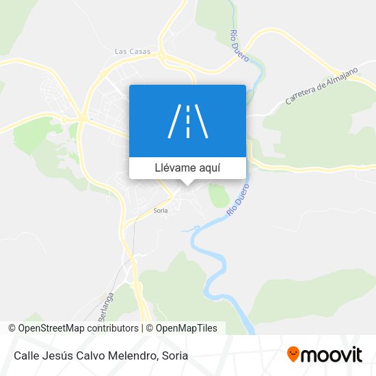 Mapa Calle Jesús Calvo Melendro
