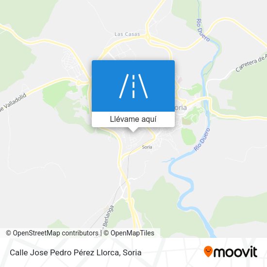 Mapa Calle Jose Pedro Pérez Llorca