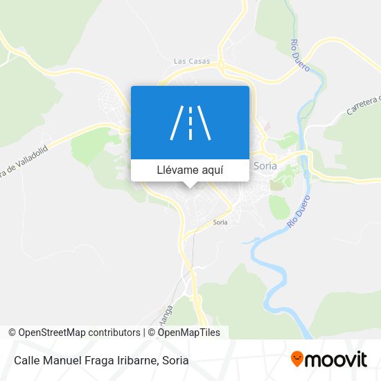 Mapa Calle Manuel Fraga Iribarne