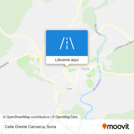 Mapa Calle Oreste Camarca