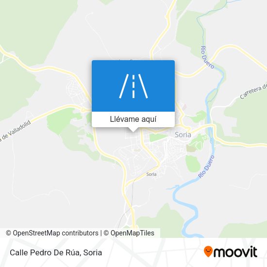 Mapa Calle Pedro De Rúa