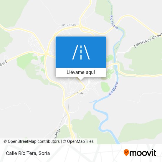 Mapa Calle Río Tera