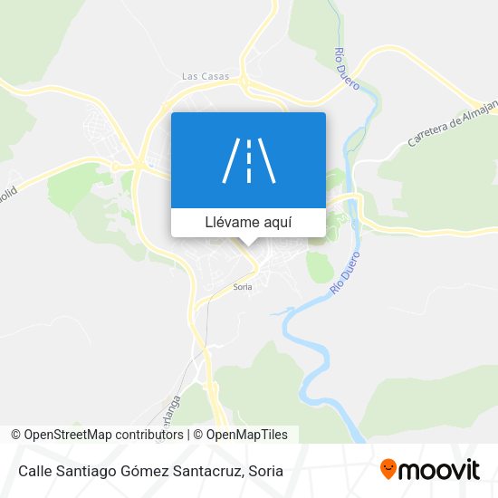 Mapa Calle Santiago Gómez Santacruz