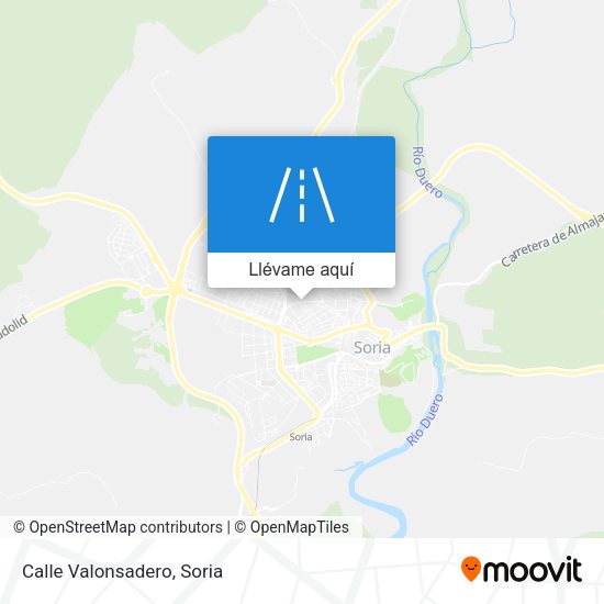 Mapa Calle Valonsadero