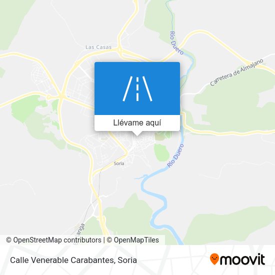 Mapa Calle Venerable Carabantes