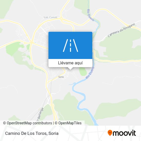 Mapa Camino De Los Toros