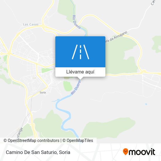 Mapa Camino De San Saturio