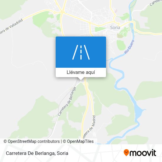 Mapa Carretera De Berlanga