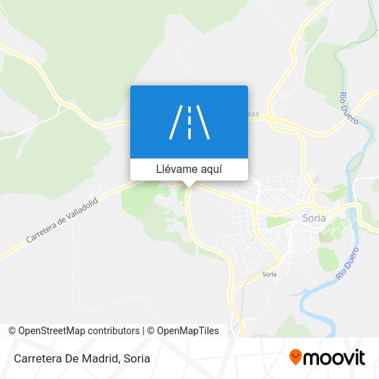 Mapa Carretera De Madrid
