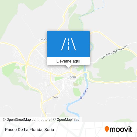 Mapa Paseo De La Florida