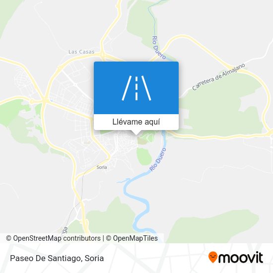 Mapa Paseo De Santiago