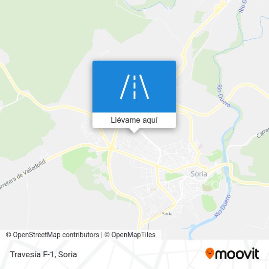 Mapa Travesía F-1