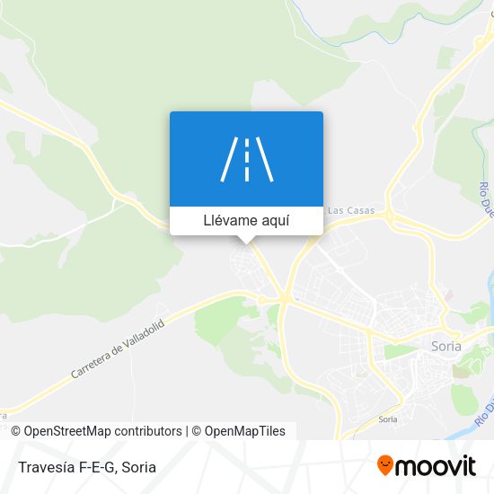 Mapa Travesía F-E-G