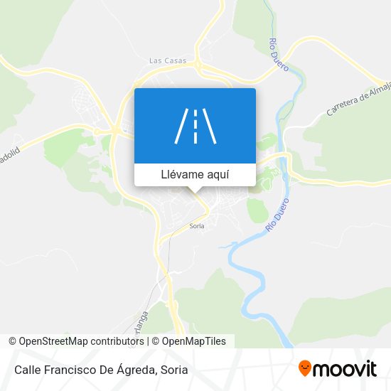 Mapa Calle Francisco De Ágreda