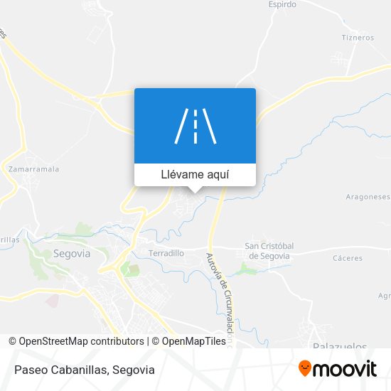 Mapa Paseo Cabanillas