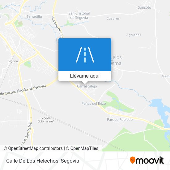 Mapa Calle De Los Helechos