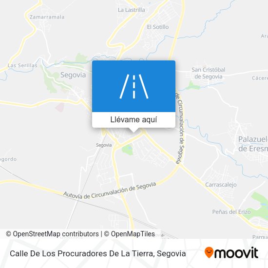 Mapa Calle De Los Procuradores De La Tierra