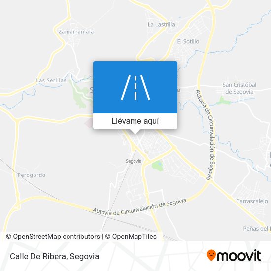 Mapa Calle De Ribera