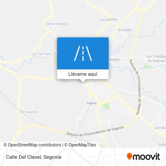 Mapa Calle Del Clavel
