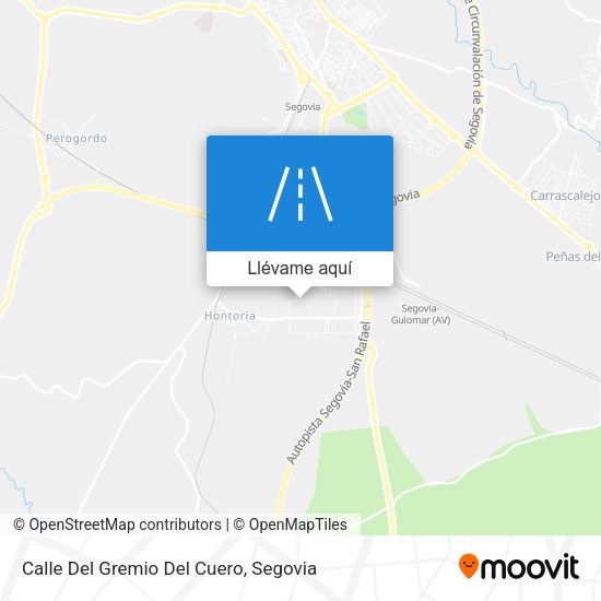 Mapa Calle Del Gremio Del Cuero