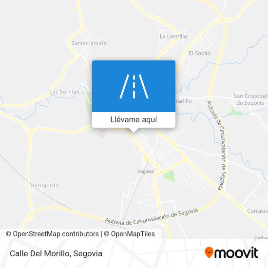 Mapa Calle Del Morillo