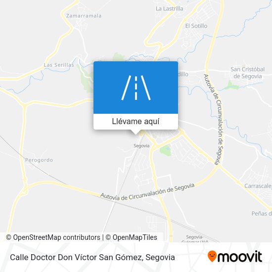 Mapa Calle Doctor Don Víctor San Gómez