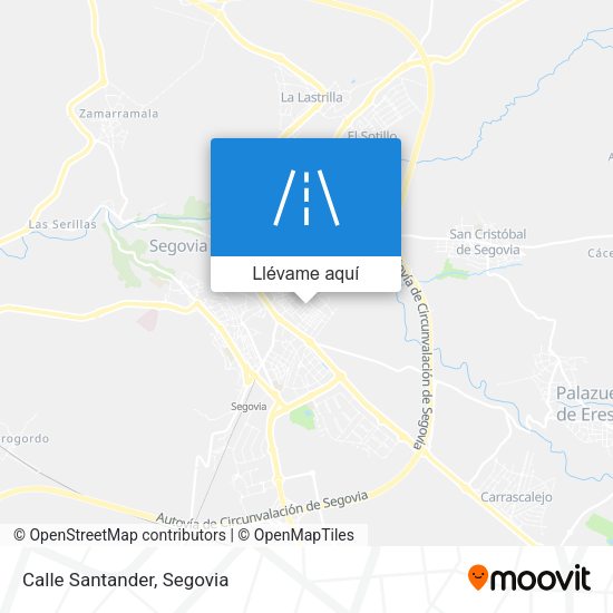 Mapa Calle Santander