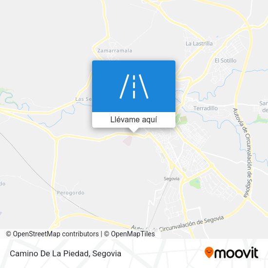 Mapa Camino De La Piedad