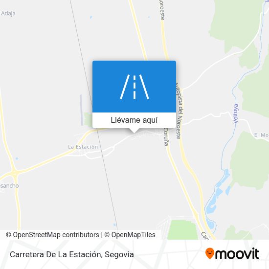 Mapa Carretera De La Estación