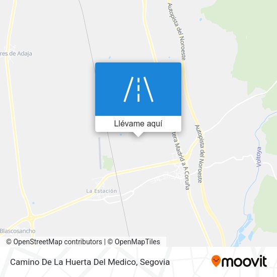 Mapa Camino De La Huerta Del Medico