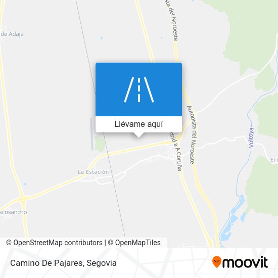 Mapa Camino De Pajares