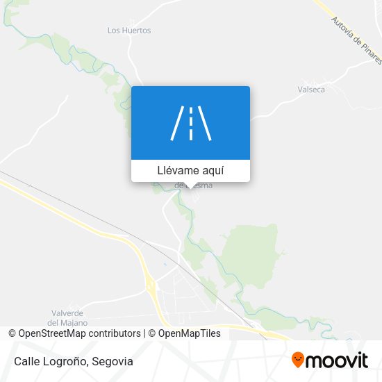 Mapa Calle Logroño