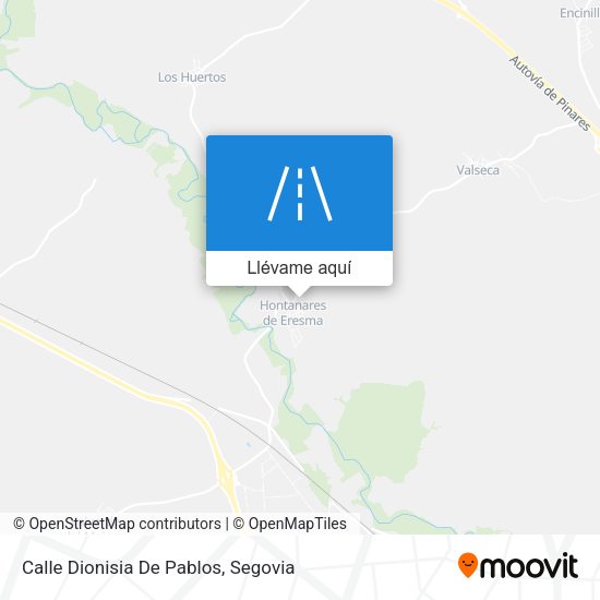 Mapa Calle Dionisia De Pablos